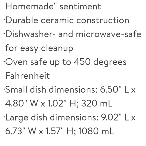 ❤️ New Pioneer Woman Heart Shaped 2-Piece Ceramic Dish - Picture 7 of 8